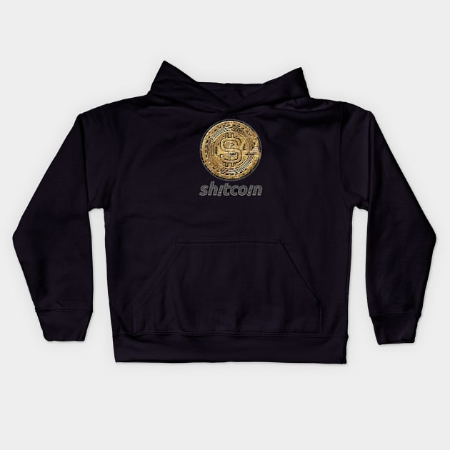 Sh!tcoin Kids Hoodie by marengo